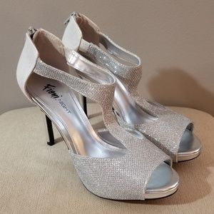 💎Fioni Night Silver Stilettos